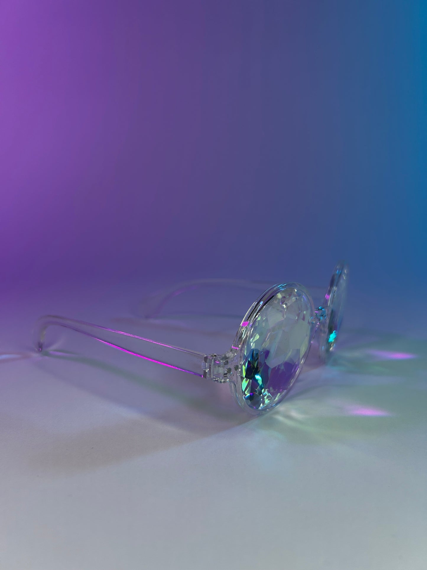 Transparent Kaleidoscope Glasses
