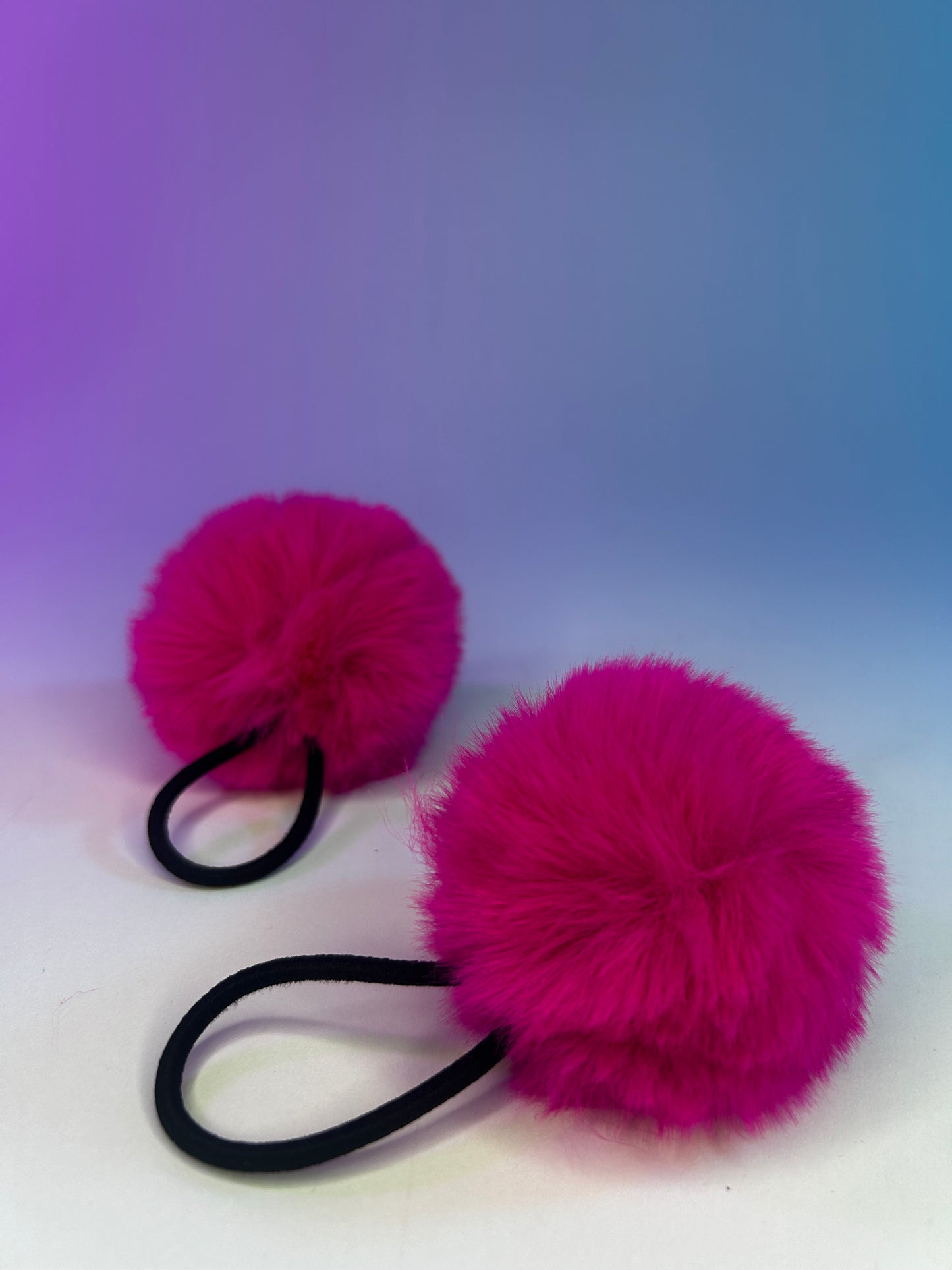 Hair Poms (Hot Pink)