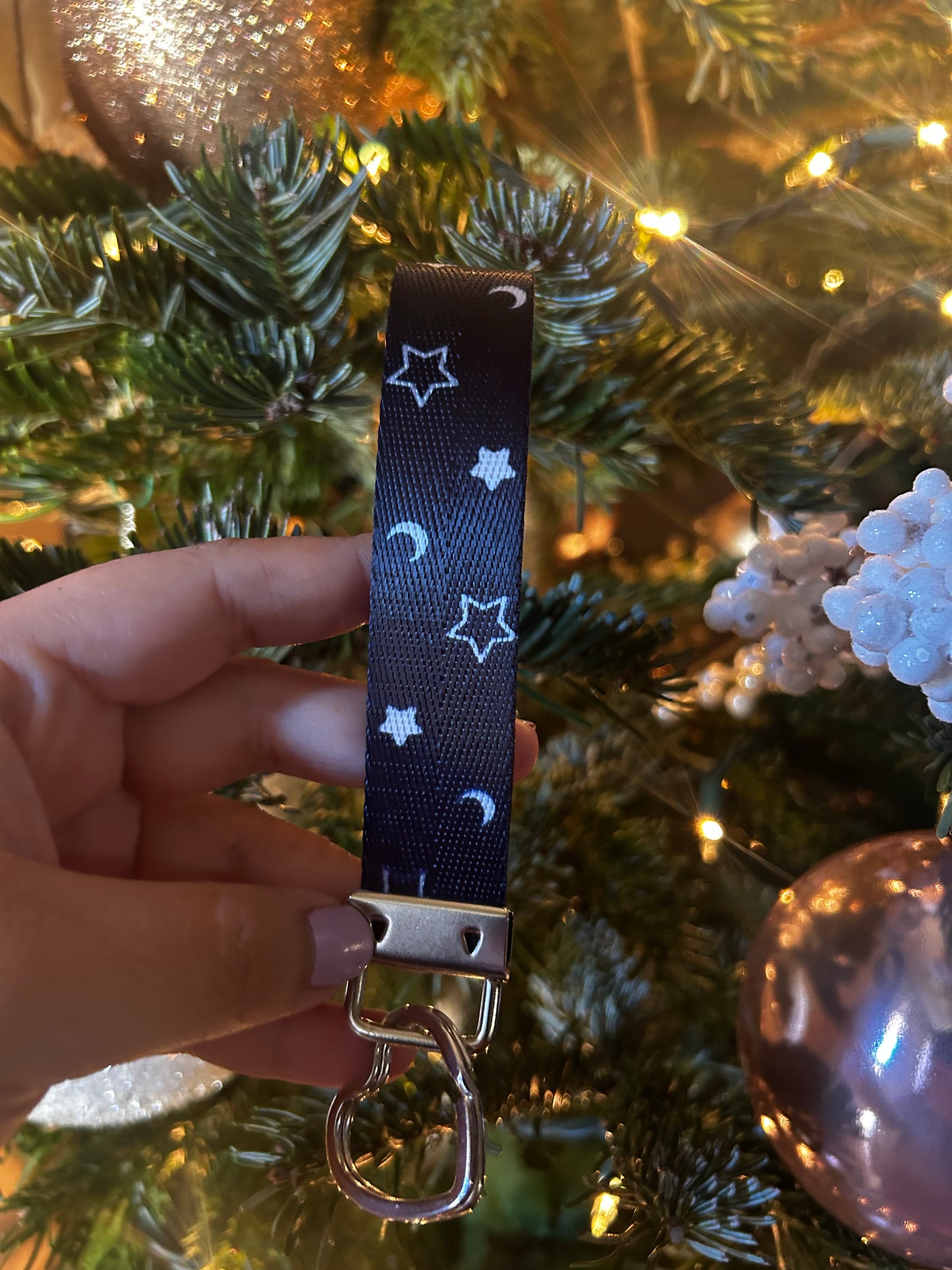 Techno Angel Keychain Wristlet