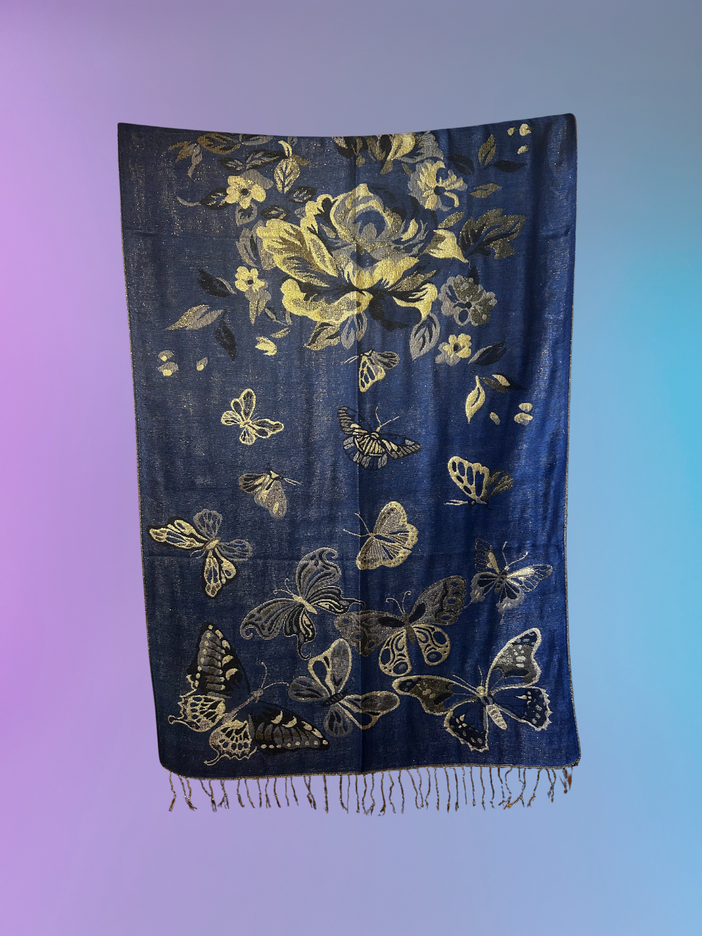Butterfly Pashmina 2.0 (Blue)