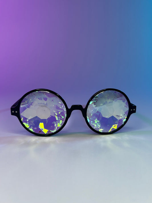 Black Kaleidoscope Glasses