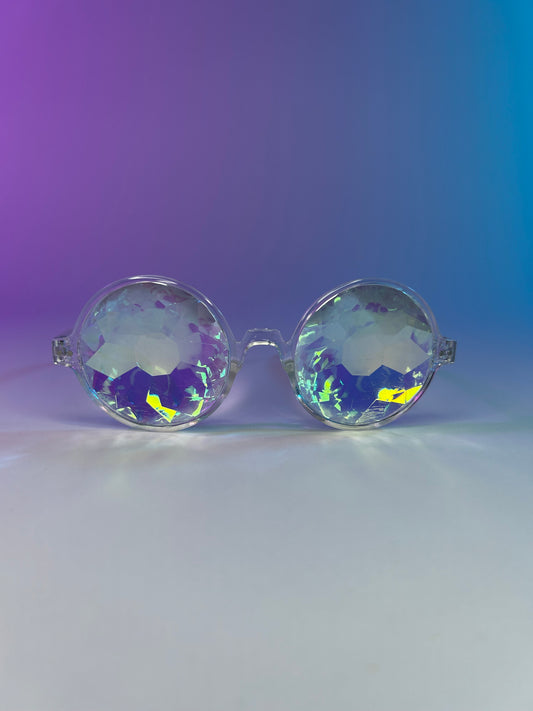 Transparent Kaleidoscope Glasses