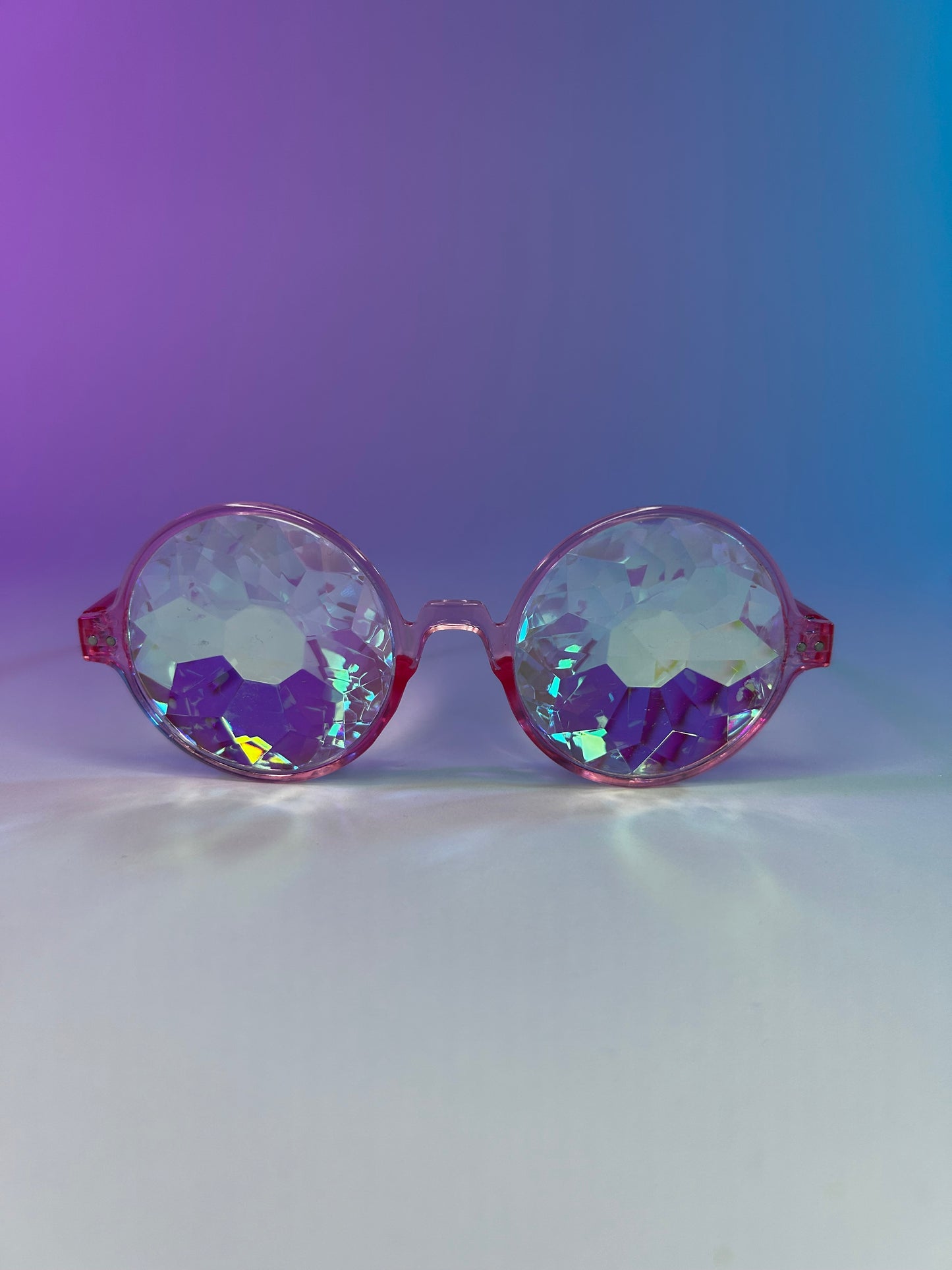 Pink Kaleidoscope Glasses