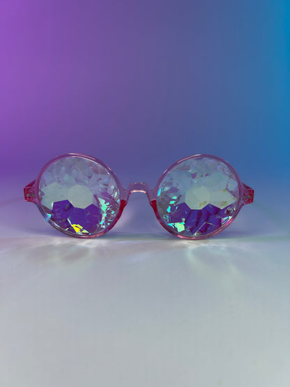 Pink Kaleidoscope Glasses