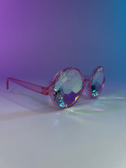 Pink Kaleidoscope Glasses