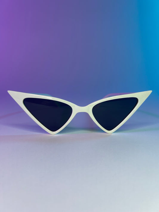 PLUR Pixie Sunglasses (White)