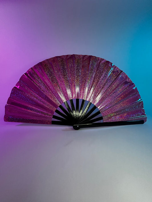 Cosmic Galaxy Fan (Pink)