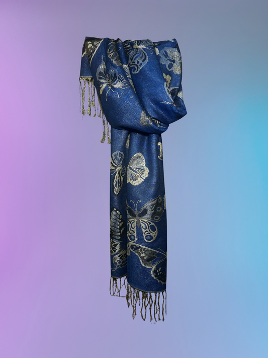 Butterfly Pashmina 2.0 (Blue)