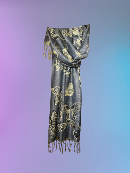 Butterfly Pashmina 2.0 (Grey)